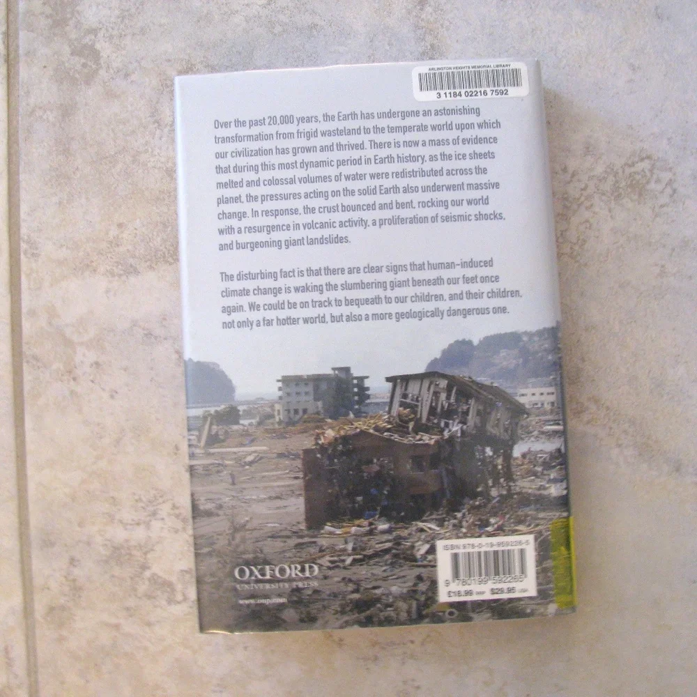 Waking The Giant by Bill McGuire Changing Climate Hardcover Book Home Library
